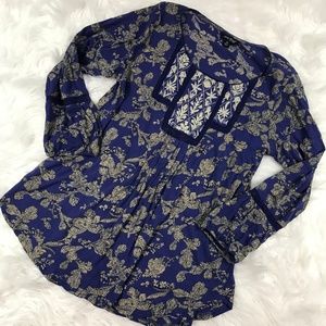Lucky Brand Womens size Medium Boho top